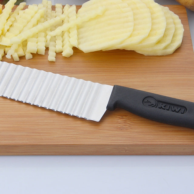 2 PCS Stainless Steel Wave Knife Professional Potato Cutting Machine, Style 1