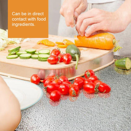 Kitchen Wall Stove Aluminum Foil Oil-proof Stickers Anti-fouling High-temperature Self-adhesive Croppable Wallpaper Wall Sticker, 40cmx5m, 40cmx5m Croppable Wallpaper, 60cmx5m, 60cmx5m Croppable Wallpaper