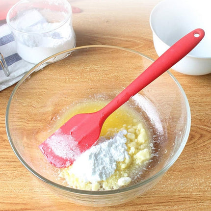 Kitchen Silicone Cream Cake Spatula Mixing Scraper Brush Butter Mixer Brushes Baking Tool Kitchenware, Yellow, Green, Blue, Purple, Pink, Orange, Red