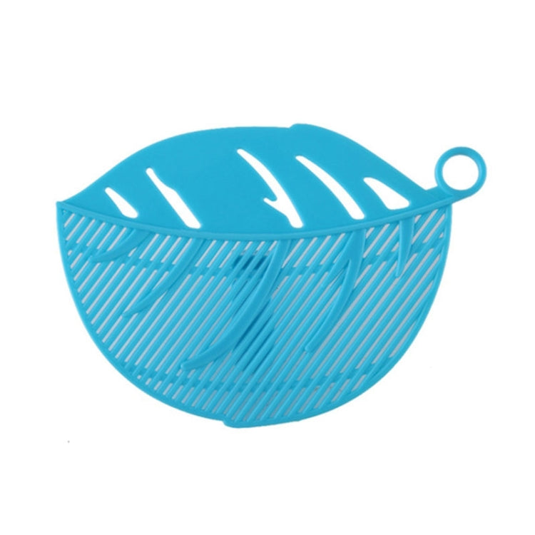 Leaf Shaped Rice Wash Gadget Noodles Beans Colanders Strainers Cleaning Tool, Size:10.5x14.5cm