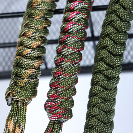 Outdoor Security Protection Black Monkey Fist Steel Ball Bearing Self Defense Lanyard Survival Key Chain