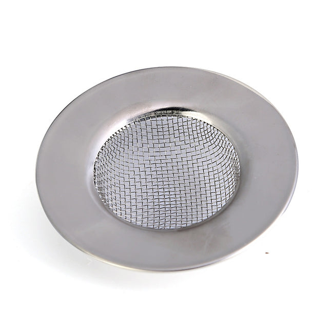 2 PCS Stainless Steel Bathtub Hair Catcher Stopper Shower Drain Hole Filter Metal Sink Strainer