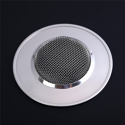 2 PCS Stainless Steel Bathtub Hair Catcher Stopper Shower Drain Hole Filter Metal Sink Strainer