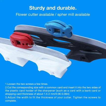 Portable Sander Knife Sharpener for Skate Shoes, Dinas Sharpener Red, Dinas Sharpener Green, Dinas Sharpener Blue, Dinas Sharpener Black