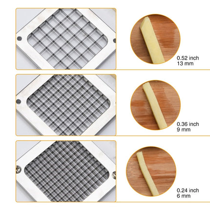 Manual Cut French Fries Machine Potato Cutter Chips Blades Fruit Vegetable Making Machine, Potato Cutter 1