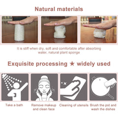 Natural Loofah Sponge Bath Ball Shower Rub For Whole Body Healthy Massage Brush