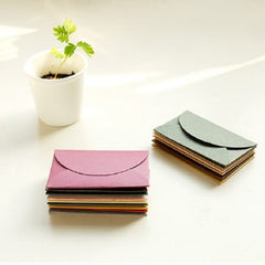 10 PCS Retro Chinese Style Romantic Mini Pearlescent Paper Envelopes Random Color Delivery
