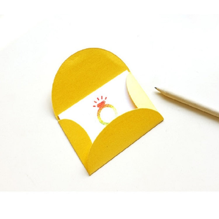 10 PCS Retro Chinese Style Romantic Mini Pearlescent Paper Envelopes Random Color Delivery