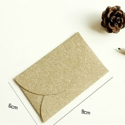 10 PCS Retro Chinese Style Romantic Mini Pearlescent Paper Envelopes Random Color Delivery