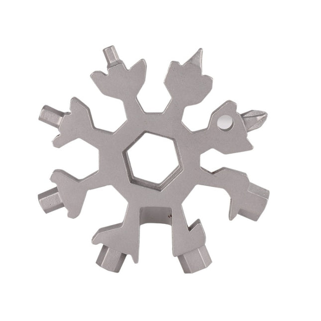 18-in-1 Multi-tool Portable Outdoor Octagonal Snowflake EDC Tool Wrench Mini Screwdriver, 18 in 1 (Colorful), 18 in 1 (White)