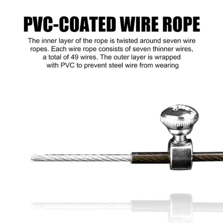 Steel Wire Skipping Skip Adjustable Fitness Jump Rope，Length: 3m, Steel Wire Jump Rope (Megenta), Steel Wire Jump Rope (Black), Steel Wire Jump Rope (Blue), Steel Wire Jump Rope (Grey), Steel Wire Jump Rope (Green), Steel Wire Jump Rope (Orange)�������...