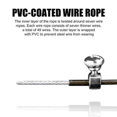 Steel Wire Skipping Skip Adjustable Fitness Jump Rope，Length: 3m, Steel Wire Jump Rope (Megenta), Steel Wire Jump Rope (Black), Steel Wire Jump Rope (Blue), Steel Wire Jump Rope (Grey), Steel Wire Jump Rope (Green), Steel Wire Jump Rope (Orange)�������...