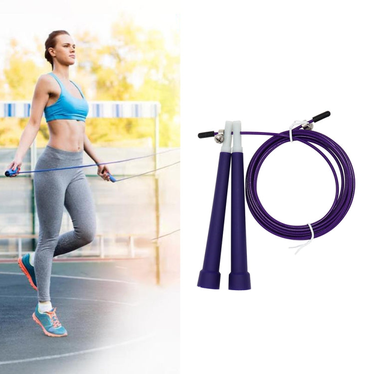 Steel Wire Skipping Skip Adjustable Fitness Jump Rope，Length: 3m, Steel Wire Jump Rope (Megenta), Steel Wire Jump Rope (Black), Steel Wire Jump Rope (Blue), Steel Wire Jump Rope (Grey), Steel Wire Jump Rope (Green), Steel Wire Jump Rope (Orange)�������...