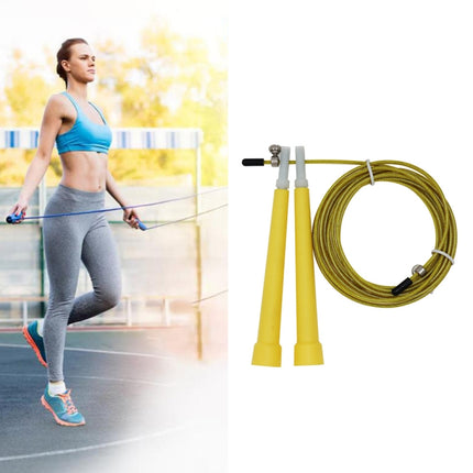 Steel Wire Skipping Skip Adjustable Fitness Jump Rope，Length: 3m, Steel Wire Jump Rope (Megenta), Steel Wire Jump Rope (Black), Steel Wire Jump Rope (Blue), Steel Wire Jump Rope (Grey), Steel Wire Jump Rope (Green), Steel Wire Jump Rope (Orange)�������...