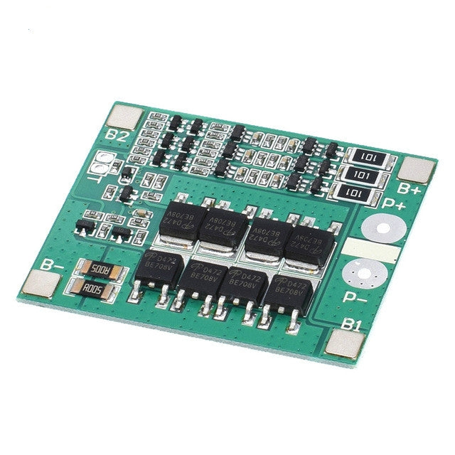 25A 11.1V-12.6V Over-Current Over-Charge Protection Board with Equalization for 18650 Lithium Battery, 3 S 12V 25A