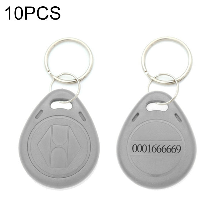 10 PCS 125KHz TK/EM4100 Proximity ID Card Chip Keychain Key Ring