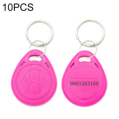 10 PCS 125KHz TK/EM4100 Proximity ID Card Chip Keychain Key Ring