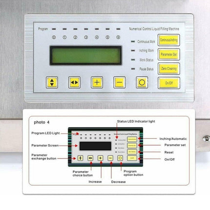 Mini Portable Electric Digital Control Pump Liquid Filling Machine LCD Display Milk Bottles Filler, Digital Control Pump Milk Bottles