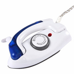 Mini Portable Foldable Electric Steam Iron For Clothes With 3 Gears Teflon Baseplate Handheld Flatiron for Home Travelling, Foldable Electric Steam Iron