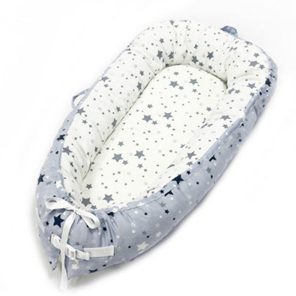 Baby Nest Bed Crib Portable Removable and Washable Crib Travel Bed Cotton Cradle for Children Infant Kids