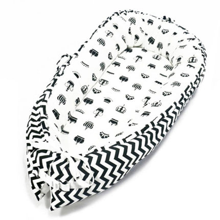 Baby Nest Bed Crib Portable Removable and Washable Crib Travel Bed Cotton Cradle for Children Infant Kids