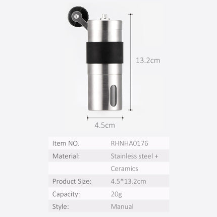 Mini Manual Stainless Steel Coffee Grinder, Manual Coffee Grinder
