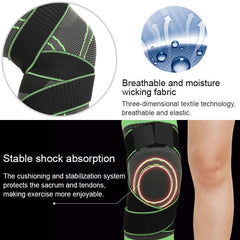 Fitness Running Cycling Bandage Knee Support Braces Elastic Nylon Sports Compression Pad Sleeve, L, M, XL, XXL, s