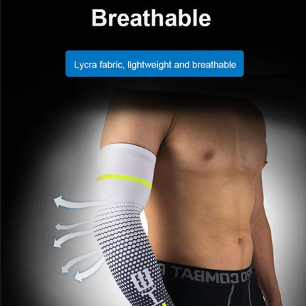 1 Pair Cool Men Cycling Running Bicycle UV Sun Protection Cuff Cover Protective Arm Sleeve Bike Sport Arm Warmers Sleeves, L, M, XXL, XL