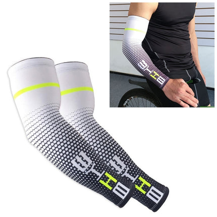 1 Pair Cool Men Cycling Running Bicycle UV Sun Protection Cuff Cover Protective Arm Sleeve Bike Sport Arm Warmers Sleeves, L, M, XXL, XL