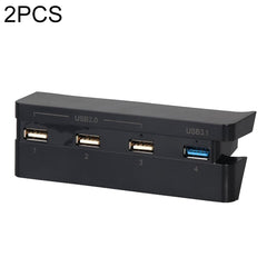 2 PCS PS4 Slim Extend USB Adapter Accessories for Play Station 4 Slim Console USB HUB 3.0 High Speed, for PS4 Slim