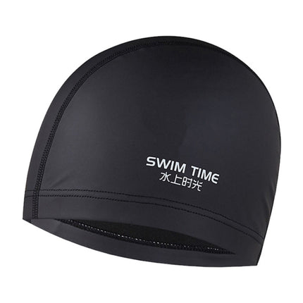 PU Coated Waterproof Enlarged Swimming Cap for Adult Men and Women, PU Coated Enlarged (Black), PU Coated Enlarged (Pink), PU Coated Enlarged (Blue)