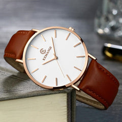 KEMANQI Simple Ultra-thin Waterproof Steel Mesh Belt Quartz Watch for Men, Ultra-thin black shell black dial black band, Ultra-thin black shell blue dial black band, Ultra-thin Rose gold shell black dial black band��������������������������������������...