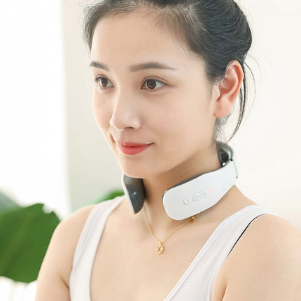 Cervical Massager Electromagnetic Pulse Heating Neck Protector, Battery, Charging, Charging Remote Heating