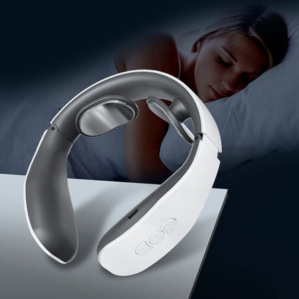 Cervical Massager Electromagnetic Pulse Heating Neck Protector, Battery, Charging, Charging Remote Heating