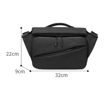 Ozuko 9349 Multifunctional Waterproof Men Messenger Bag with External USB Charging Port