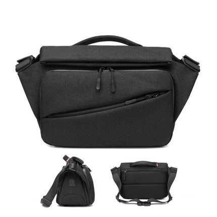 Ozuko 9349 Multifunctional Waterproof Men Messenger Bag with External USB Charging Port