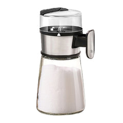 Press Type Salt Control Bottle Kitchen Household Sealed Moisture-Proof Metering Tank Set, Press Type Salt Control Bottle