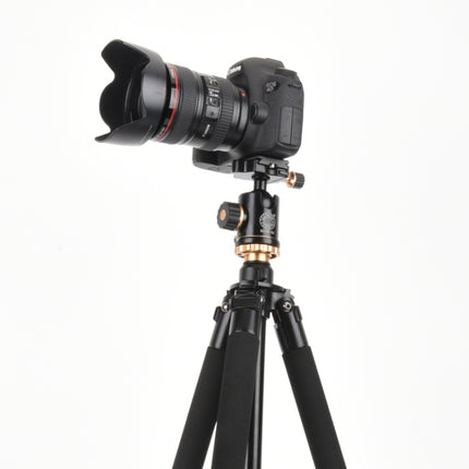 Q338 4-Section Folding Legs Live Broadcast Aluminum Alloy Tripod Mount, Q338With Three-dimensional Head, Q338 With Ball Head