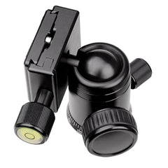 Xiletu FM5S-MINI 5-Section Folding Legs Mini Desktop Tripod Mount, Red, Black, Titanium