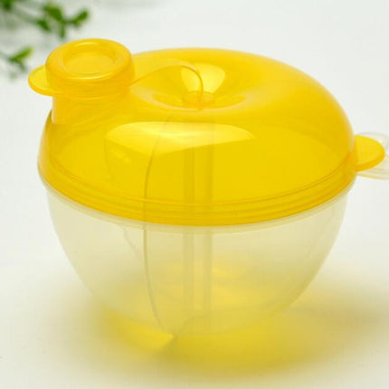 Baby Milk Powder Formula Dispenser Food Container Storage Feeding Box 3 Layer Leakproof Travel Storage Box for Kids Toddler, Green, Pink, Yellow, Blue
