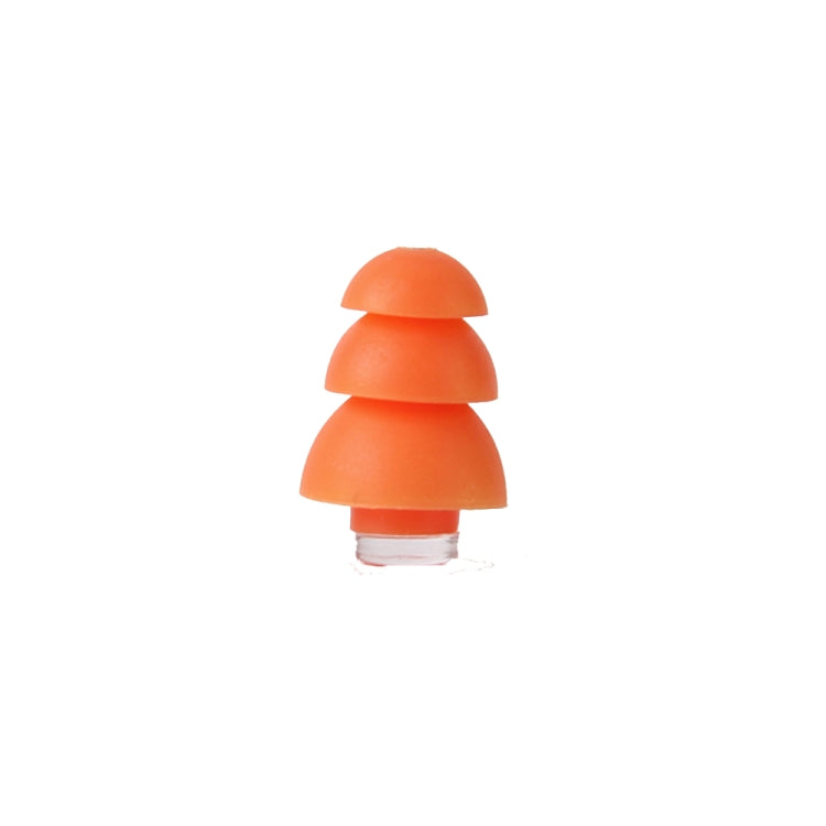 Anti-Noise Sleep Earplugs Silicone Soundproof Earplugs Industrial Noise Reduction Silent Earplugs, Orange, White, Blue, Black