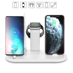 HQ-UD20 Mobile Phone Watch Multi-Function Charging Stand Wireless Charger for Phones & Apple Watch & Airpods, HQ-UD20