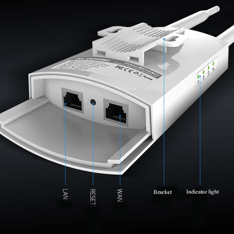 Comfast Outdoor High-Power Wireless Coverage AP Router, EW71 300Mbps, EW72 1200Mbps