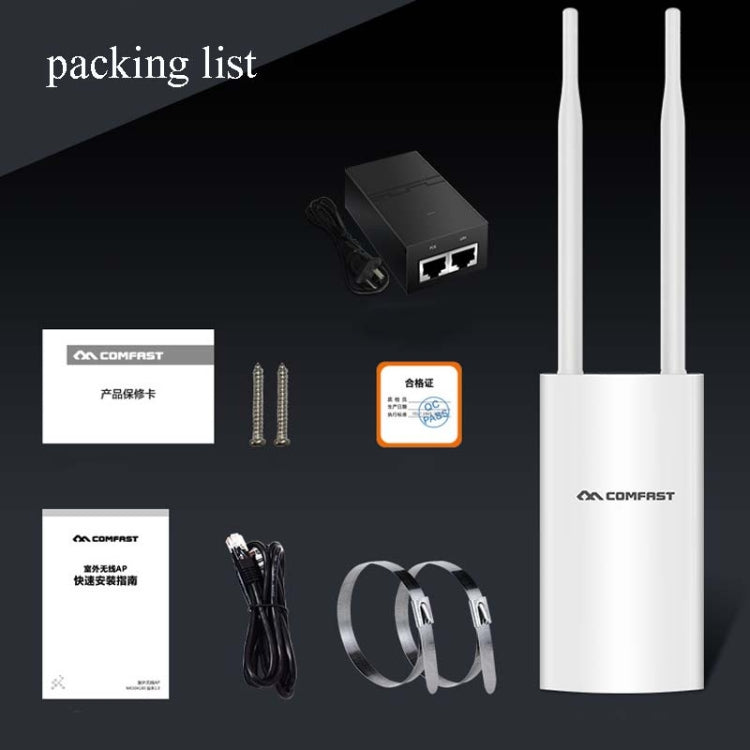Comfast Outdoor High-Power Wireless Coverage AP Router, EW71 300Mbps, EW72 1200Mbps