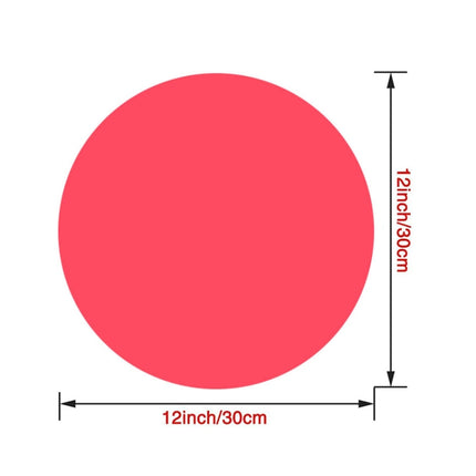 12 Inch Food Grade Silicone Microwave Oven Mat Round Silicone Placemat Non-Slip Insulation Mat, Black, Red, Blue, Green, Purple, Gray