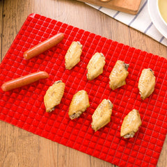 Silicone Multifunctional Bbq Pizza Mat Multifunctional Placemat Grill Mat Microwave Baking Mat, Silicone Baking Mat