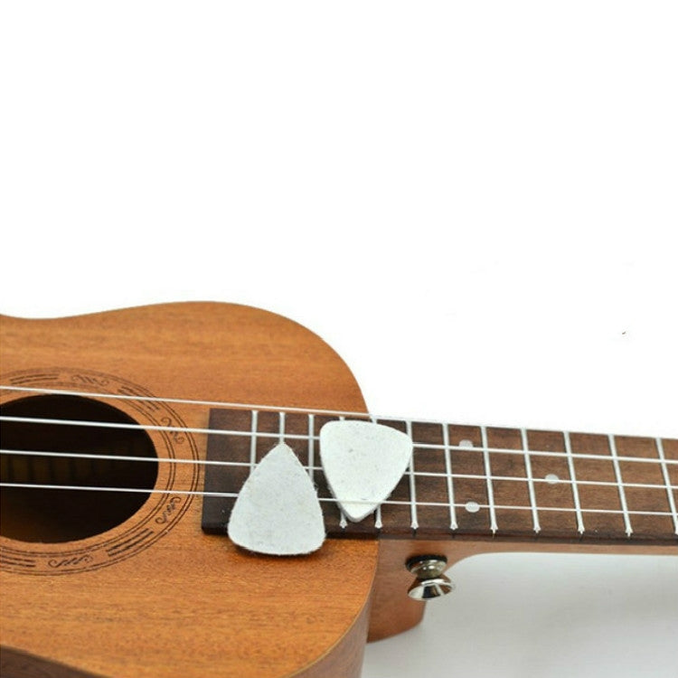 10 PCS Ukulele Guitar Wool Felt Picks