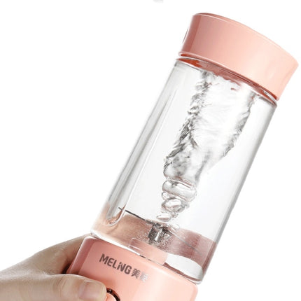 MEILING ML-88 Portable Electric USB Rechargeable Juicer Vegetable Fruit Squeezers Juicer, White, Pink