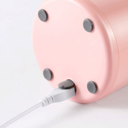 MEILING ML-88 Portable Electric USB Rechargeable Juicer Vegetable Fruit Squeezers Juicer, White, Pink