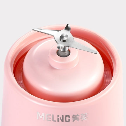MEILING ML-88 Portable Electric USB Rechargeable Juicer Vegetable Fruit Squeezers Juicer, White, Pink